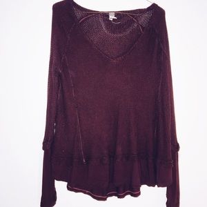 Burgundy Tunic